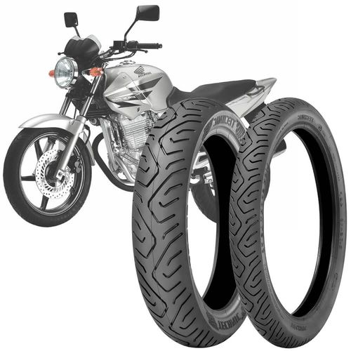 2 Pneu Moto Cbx Twister Technic 130/70-17 62s 100/80-17 52s Sport