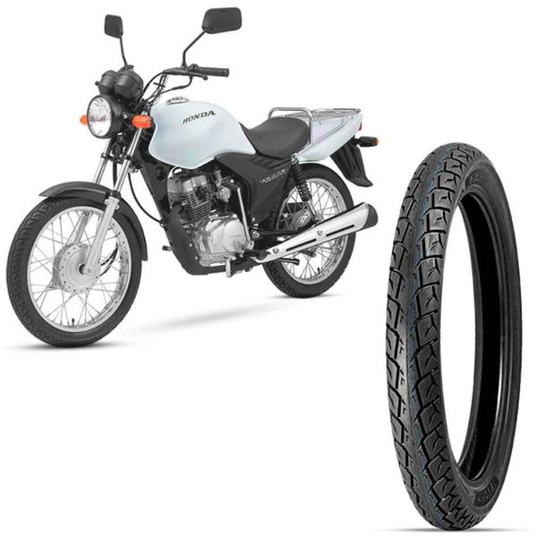 Pneu Moto Cg 125 Cargo Levorin Aro 18 90/90-18 57p Traseiro Matrix