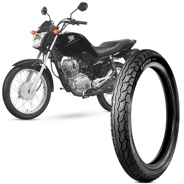 Pneu Moto CG 150 Start Levorin Aro 18 80/100-18 47p Dianteiro Sniper