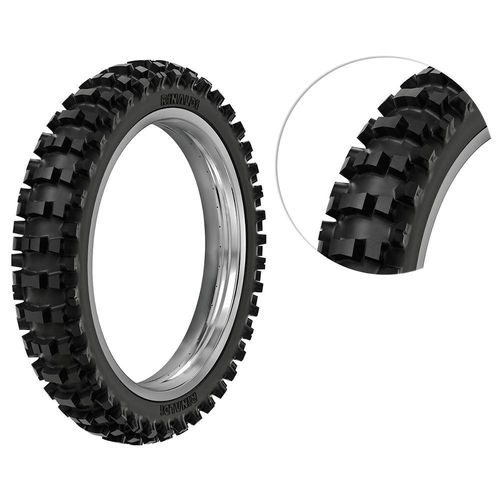 Pneu Moto Cross Trilha Off Road 120/80-19 Rinaldi Sr39 Traseiro