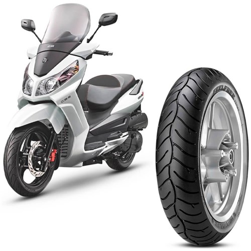 Pneu Moto Dafra Citycom Metzeler Aro 16 110/70-16 52P Dianteiro Feelfree