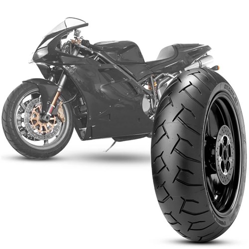 Pneu Moto Ducati 996S Pirelli Aro 17 190/50R17 73W Tl Traseiro Diablo