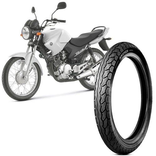 Pneu Moto Factor Ybr 125 Levorin Aro 18 80/100-18 47P Dianteiro Sniper