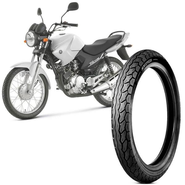 Pneu Moto Factor YBR 125 Levorin Aro 18 80/100-18 47p Dianteiro Sniper