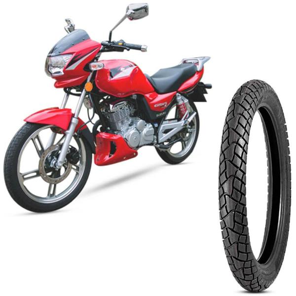 Pneu Moto GSR 125 Levorin Aro 18 80/100-18 47p Dianteiro Dual Sport