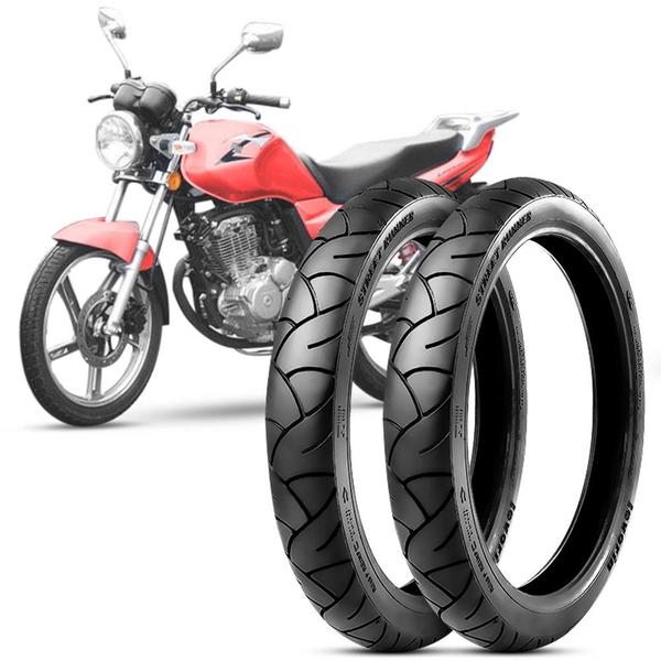 2 Pneu Moto Gsr 150 Levorin Aro 18 90/90-18 57p 2.75-18 48p Street Runner