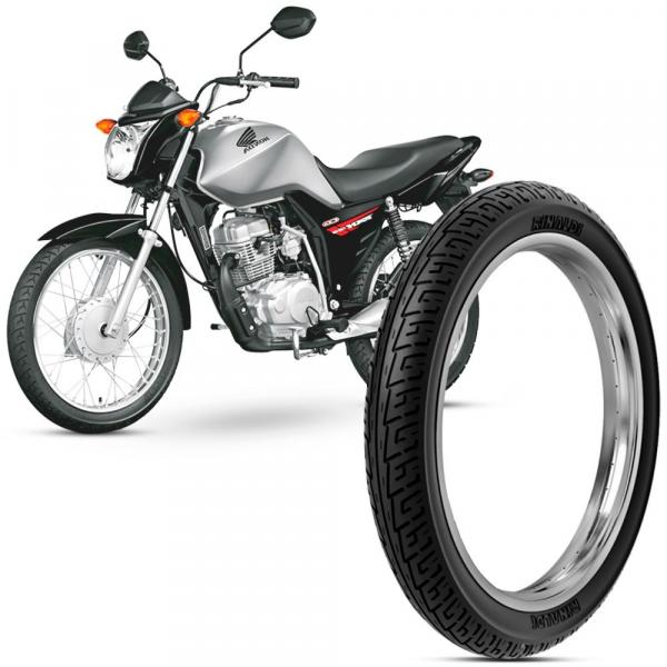 Pneu Moto Honda Cg Fan Rinaldi Aro 18 2.75-18 42P Dianteiro Bs32