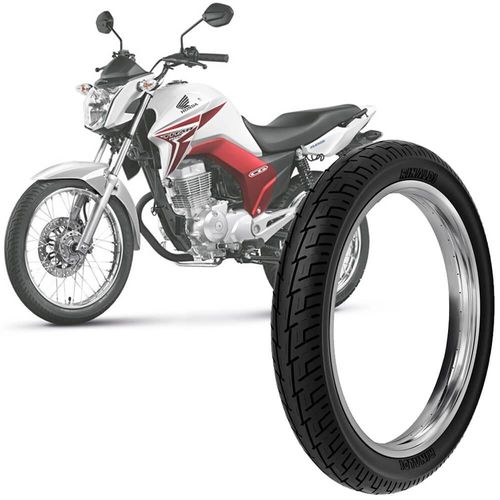 Pneu Moto Honda Cg Titan Rinaldi Aro 18 90/90-18 57p Traseiro Bs32