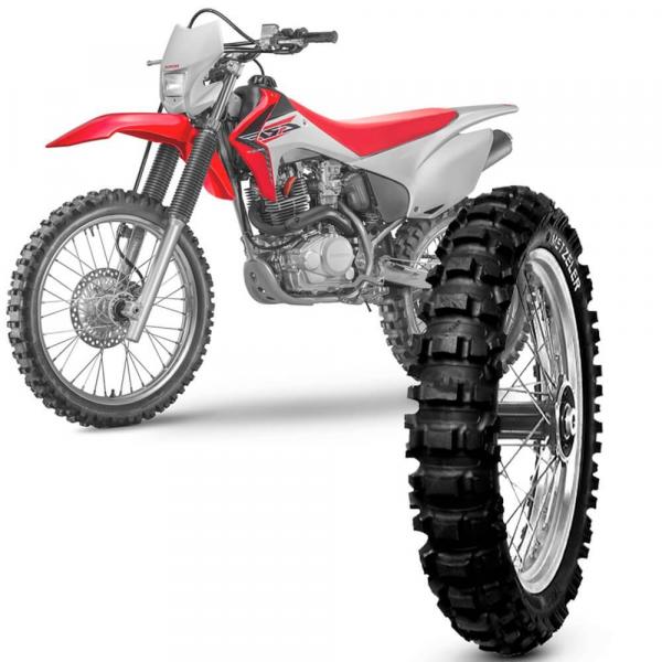 Pneu Moto Honda Crf 230f Metzeler Aro 18 100/100-18 59 NHS Traseiro MC5