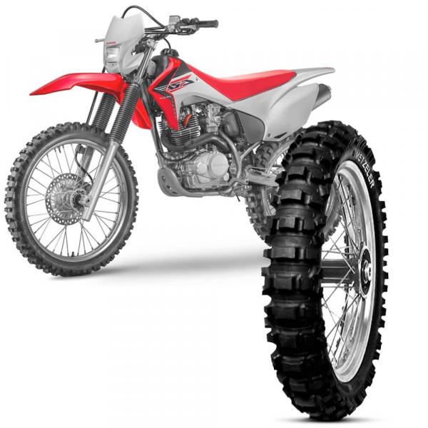 Pneu Moto Honda Crf 230f Metzeler Aro 18 110/100-18 59 NHS Traseiro MC5