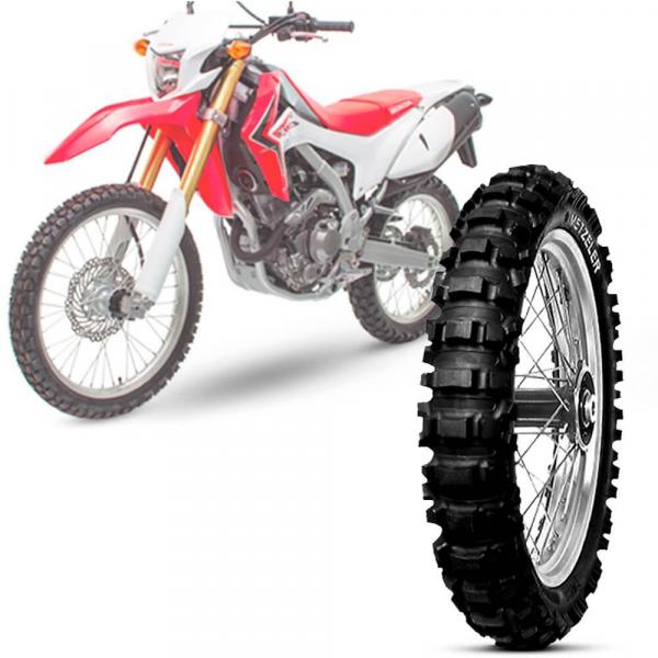 Pneu Moto Honda CRF 250 L Metzeler Aro 18 100/100-18 64M NHS Traseiro MC5