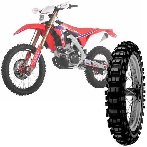 Pneu Moto Honda Crf 250 Metzeler Aro 18 110/100-18 64M Nhs Traseiro Mc4