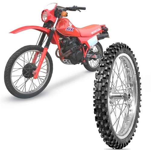 Pneu Moto Honda Xlx 250 Pirelli Aro 21 80/100-21 51M Dianteiro Scorpion Mx32 Mid Soft