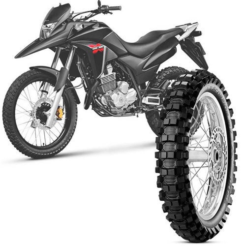 Pneu Moto Honda Xre 300 Pirelli Aro 18 120/100-18 68M Traseiro Scorpion Mx Extra X