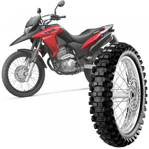 Pneu Moto Honda XRE Pirelli Aro 18 100/100-18 59m Traseiro Scorpion Mx Extra X