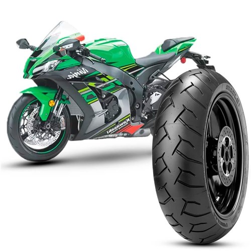 Pneu Moto Kawasaki Ninja Zx-10 Pirelli Aro 17 190/50R17 73W Tl Traseiro Diablo