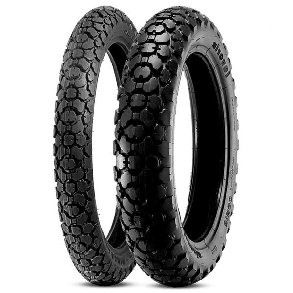 2 Pneu Moto Levorin 80/100-18 47P 90/90-18 57P Dingo Evo