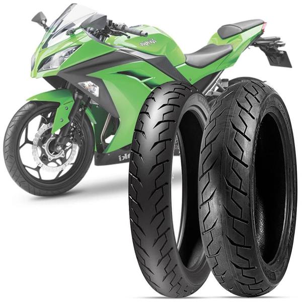 2 Pneu Moto Ninja 300 Levorin 110/70-17 54h 140/70-17 66h Matrix Sport