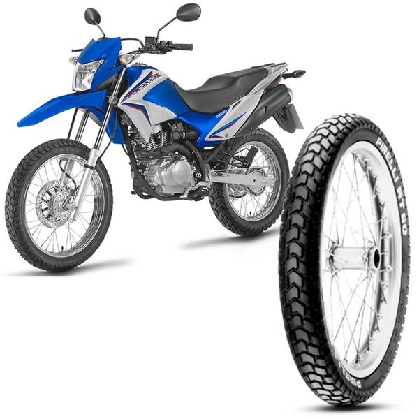 Pneu Moto Nxr 150 Bros Pirelli Aro 19 90/90-19 52p Dianteiro Mt60