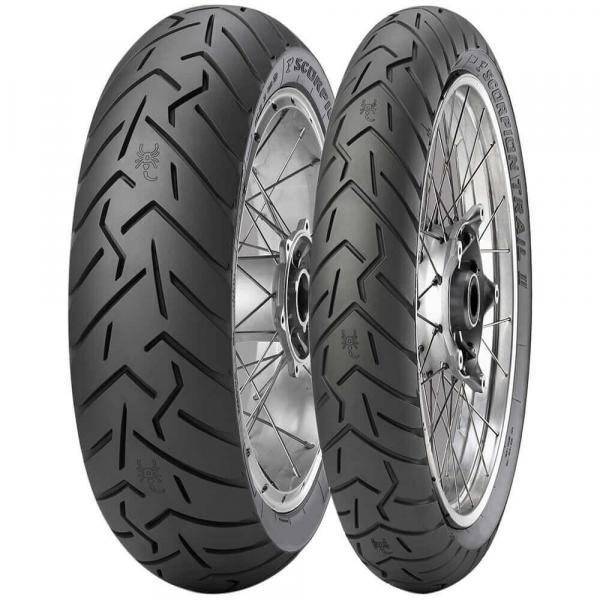 2 Pneu Moto Pirelli 170/60r17 72v 120/70r19 60w Scorpion Trail 2