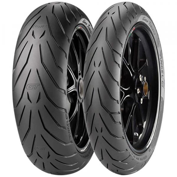 2 Pneu Moto Pirelli 180/55r17 73w 120/70r17 58w Angel Gt