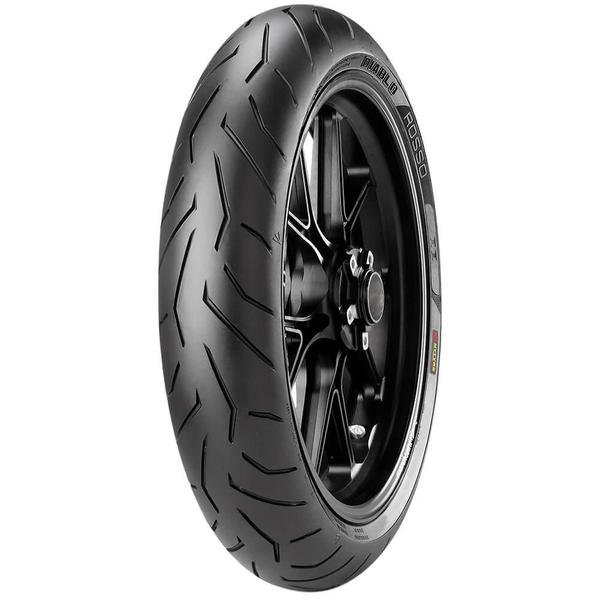 Pneu Moto Pirelli Aro 17 120/70r17 58w Dianteiro Diablo Rosso 2