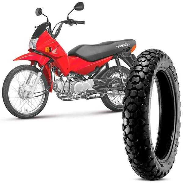 Pneu Moto Pop 100 Levorin Aro 14 80/100-14 49I Traseiro Dingo Evo