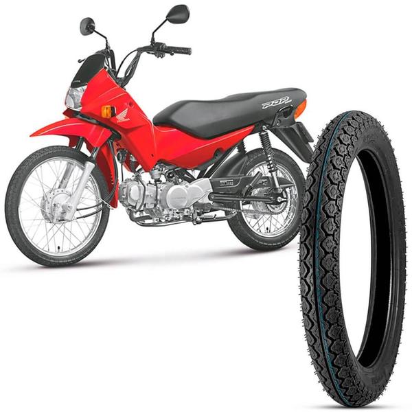 Pneu Moto Pop 100 Levorin Aro 14 80/100-14 49L Traseiro Dakar Evo