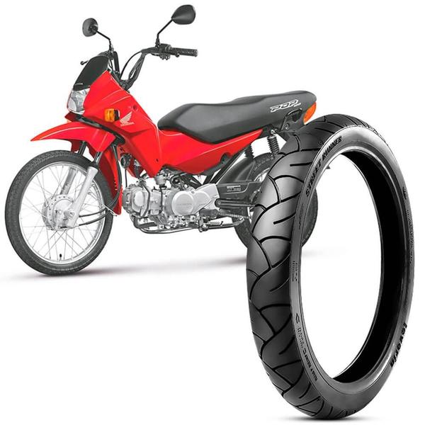 Pneu Moto Pop 100 Levorin Aro 14 80/100-14 49L Traseiro Street Runner