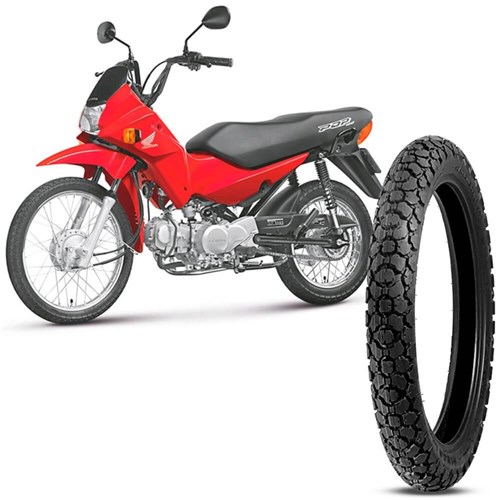 Pneu Moto Pop 100 Levorin Aro 17 60/100-17 33L Dianteiro Dingo Evo