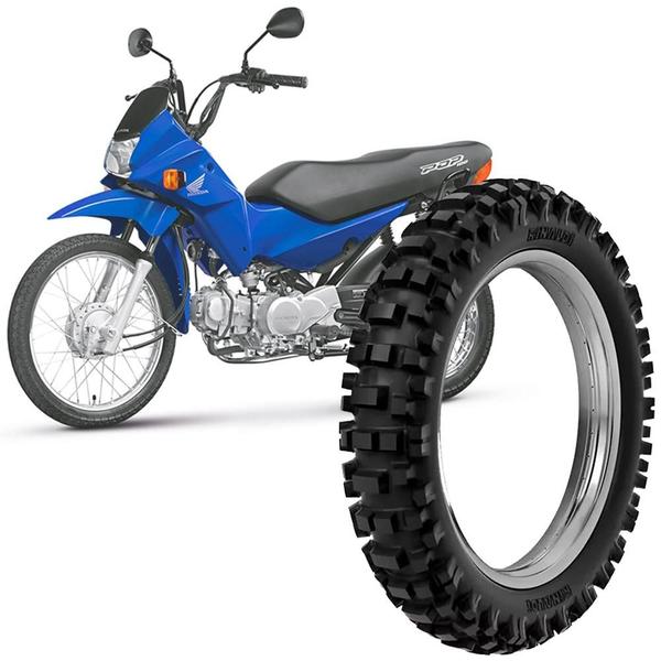 Pneu Moto Pop 100 Rinaldi Aro 14 60/100-14 29m Traseiro Rmx 35