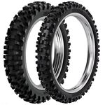 2 Pneu Moto Rinaldi 100/90-19 57m 80/100-21 51m Rw33