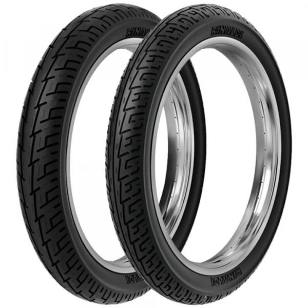 2 Pneu Moto Rinaldi 90/90-18 57p 2.75-18 42p BS32