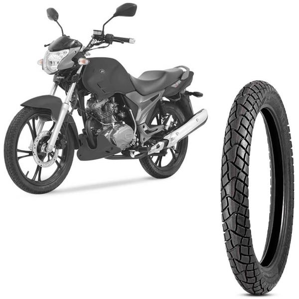 Pneu Moto Riva 150 Levorin Aro 18 80/100-18 47p Dianteiro Dual Sport