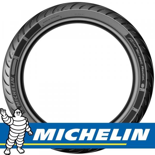 Pneu Moto Traseiro S/ Câmara Michelin 90/90-18 Pilot Street