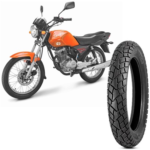 Pneu Moto Work 125 Aro 18 100/80-18 53S Traseiro Dual Sport