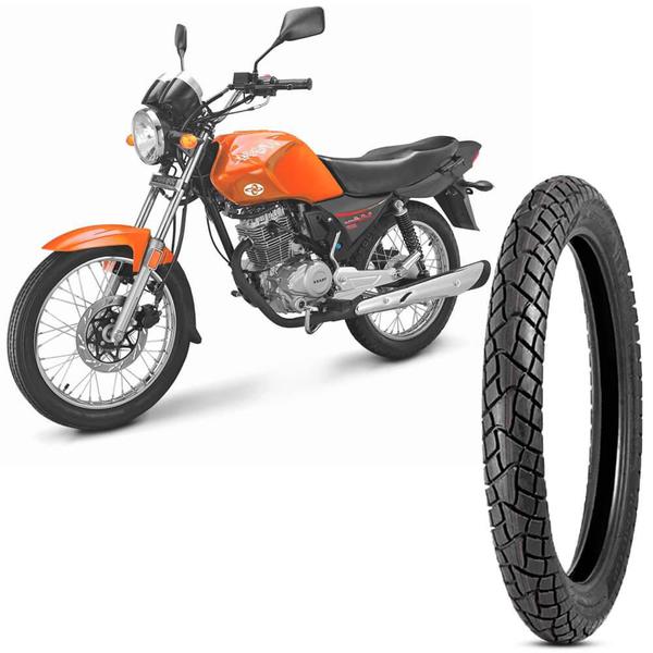 Pneu Moto Work 125 Levorin Aro 18 80/100-18 47p Dianteiro Dual Sport