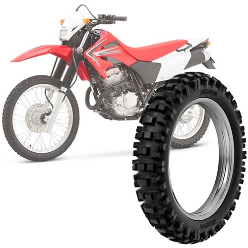 Pneu Moto Xr 250 Tornado Rinaldi 100/100-18 59M Traseiro Rmx 35