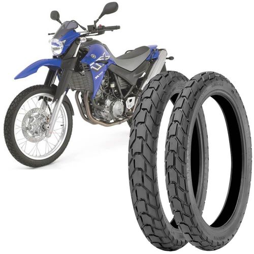 2 Pneu Moto XT 660R Technic 130/80-17 65s 90/90-21 54s T&C