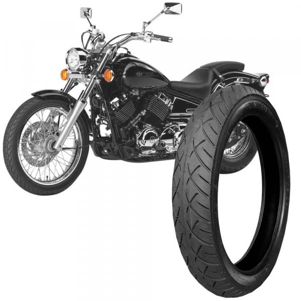 Pneu Moto Yamaha Drag Star Technic Aro 19 100/90-19 57h Dianteiro Iron