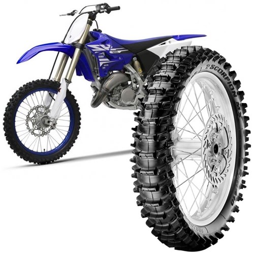 Pneu Moto Yamaha Yz 125 Pirelli Aro 19 110/90-19 62M Traseiro Scorpion Mx32 Mid Soft