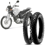 2 Pneu Moto YBR 125 Factor Levorin Aro 18 80/100-18 47P M/C 90/90-18 57P M/C Dingo Evo