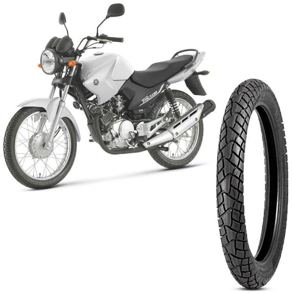 Pneu Moto Ybr 125 Levorin Aro 18 80/100-18 47P Dianteiro Dual Sport