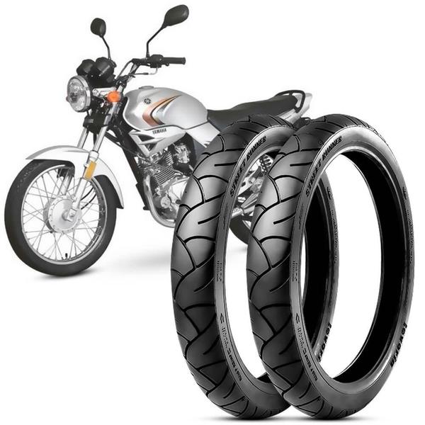 2 Pneu Moto Ybr 125 Levorin Aro 18 90/90-18 57p 2.75-18 48p Street Runner