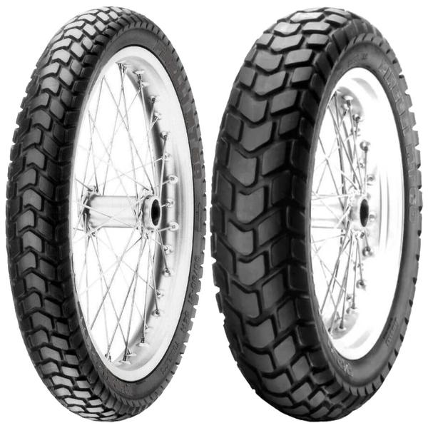 Pneu para Moto 80/90-21+120/80-18 Pirelli Xre300/lander250