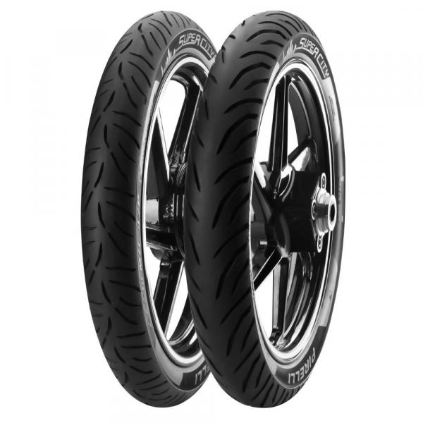 Pneu Pirelli Moto 60/100-17 Super CityY CG Dianteiro Preto