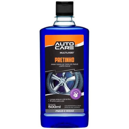 Pneu Pretinho Autocare 500ml Brilho Molhado - AU459 - Multilaser