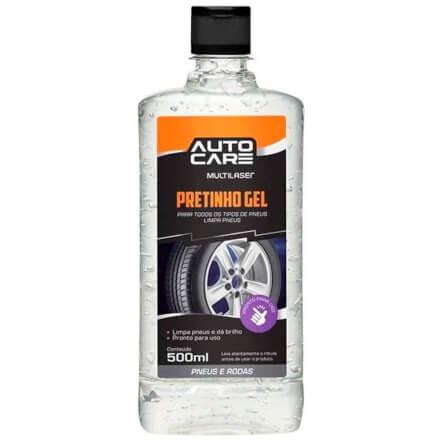 Pneu Pretinho Gel Autocare 500G Brilho Fosco - AU458 - Multilaser