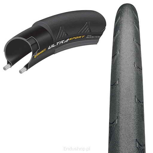 Pneu Road Continental Ultra Sport Ii 700x28 Kevlar Speed Preto