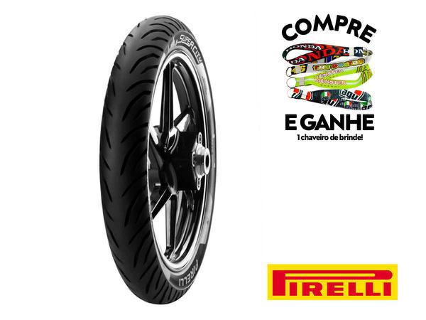 Pneu Traseiro Honda Biz 100/ 110/ 125(mais Largo) 110-80-14 Super City Pirelli 53l Tt(uso com Câmara)